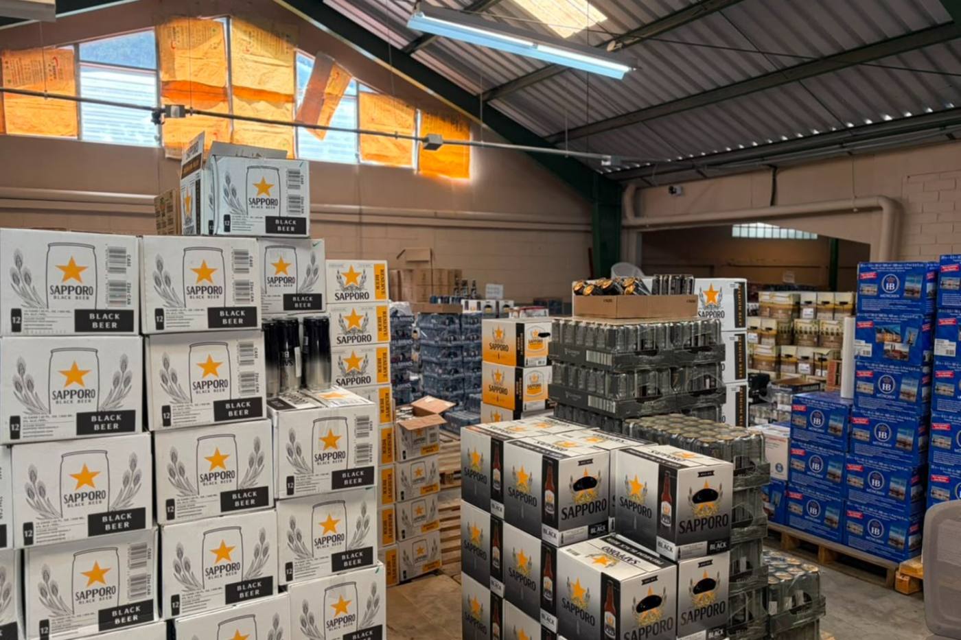 Bodega de Clan Cervecero en la ciudad de Guatemala